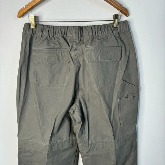 The North Face Men’s Cotton Convertible Cargo Zip-off Pants‎ Shorts Green Sz M - Picture 10 of 12